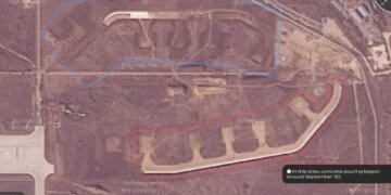 Россияне готовят на авиабазе «Энгельс-2» 12 новых стоянок под самолеты