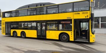 Киевпастранс впервые выведет на маршрут двухэтажный автобус – фото
