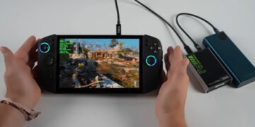 В два раза быстрее Cyberpunk 2077 на Lenovo Legion Go 2: карманный ускоритель ИИ как генератор кадров