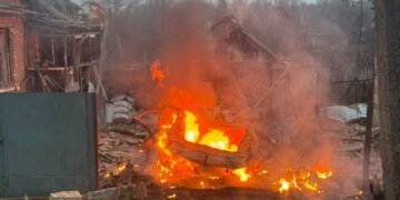 В Славянске российские беспилотники нанесли удар по жилому сектору