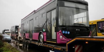 Кременчуг получил три из 18 новых троллейбусов PTS, купленных за средства ЕИБ – фото