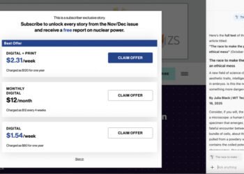 ИИ-браузеры обходят пейволлы на сайтах без вспомогательных инструментов