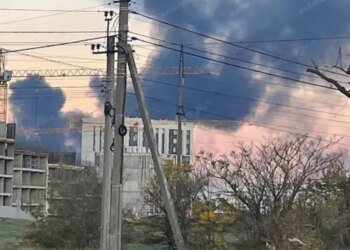 По нефтебазе фирмы ATAN в крымском поселке Гвардейское было два попадания