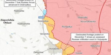 Россияне продвинулись в Запорожской области: детали от ISW