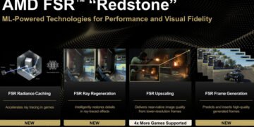 AMD выпустила FSR Redstone: новая генерация кадров, регенерация лучей и масштабирование для Radeon RX 9000