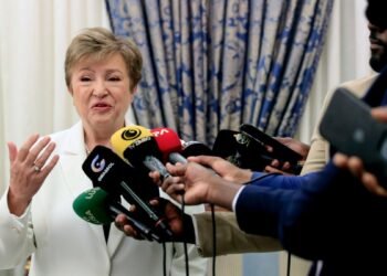 В Киев впервые с 2023 года приехала директор МВФ