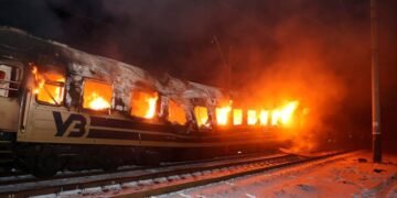 УЗ ограничила движение в Харьковской области после удара по поезду «Барвенково – Чоп»