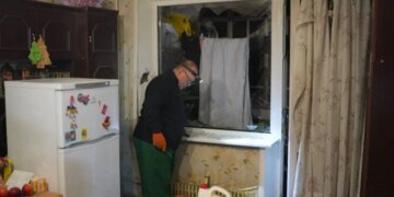 В Запорожье в результате ночного обстрела ранен трехмесячный младенец. ФОТО