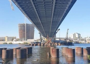 Генподрядчика Подольского моста признали банкротом: он задолжал миллиарды гривен