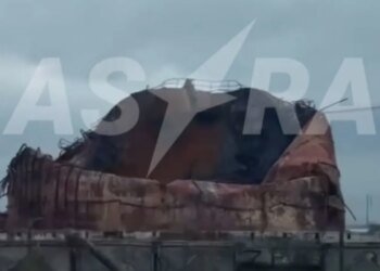 Феодосия: появились кадры после ударов по нефтяному терминалу