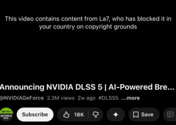 Итальянский канал украл 2,3-миллионный трейлер NVIDIA о DLSS 5 и заблокировал его на YouTube