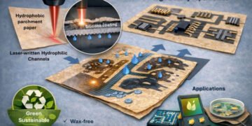 Бумажная электроника: ученые с помощью лазера печатают микросхемы на бумаге