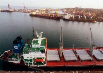 Россияне дронами атаковали судно в Черном море, которое шло в Украину