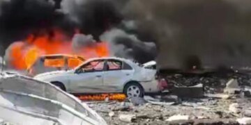 Россияне атаковали Запорожье с помощью дронов: есть погибший и раненые. ВИДЕО