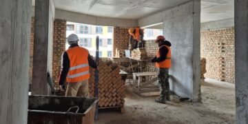 Объем выполненных строительных работ в Украине в I квартале уменьшился на 4,7% – Госстат