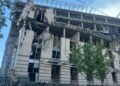 Часть поврежденного БЦ LUWR будет демонтирована