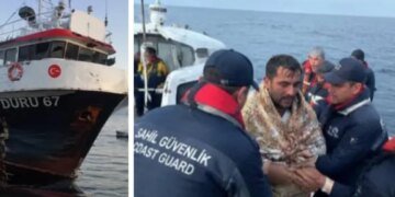 В Чёрном море в районе Севастополя было атаковано и потоплено судно под турецким флагом