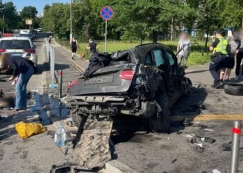 Водитель, который влетел в людей на переходе в Киеве, имел почти 40 нарушений ПДД