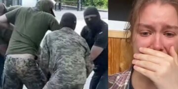 В Киеве мужчину на глазах у жены силой затащили в бус через окно — теперь у него отказали ноги. ВИДЕО