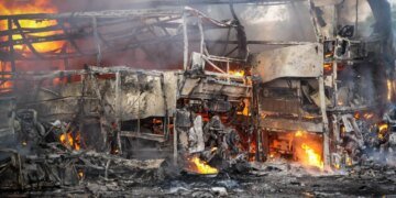 Россия атаковала Одессу: повреждены санаторий и транспорт, есть раненые. ФОТО