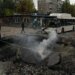 Во Львове полиция продолжает работу на местах ракетных ударов
