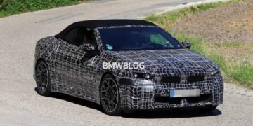 BMW тестує свій перший електрокабріолет: прототип i4 Convertible вже на дорогах
