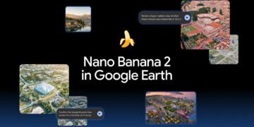 Nano Banana з’явився у Google Earth для генерації ШІ-візуалізацій