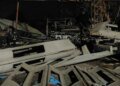 В Хмельницкой области обломки сбитого дрона упали на предприятие: вспыхнул пожар