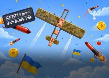 Від реального БпЛА до гри: BlueBird Tech запустила «Бебрадрон: Sky Survival»