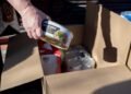 В оккупированные Олешки дронами доставили 4 тонны продуктов для населения