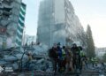 Атака на Киев: 15 пострадавших, повреждены станция метро и пункт скорой помощи