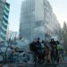 Атака на Киев: 15 пострадавших, повреждены станция метро и пункт скорой помощи
