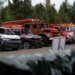В ГСЧС продемонстрировали норвежской делегации поврежденную в результате вражеской атаки технику спасателей